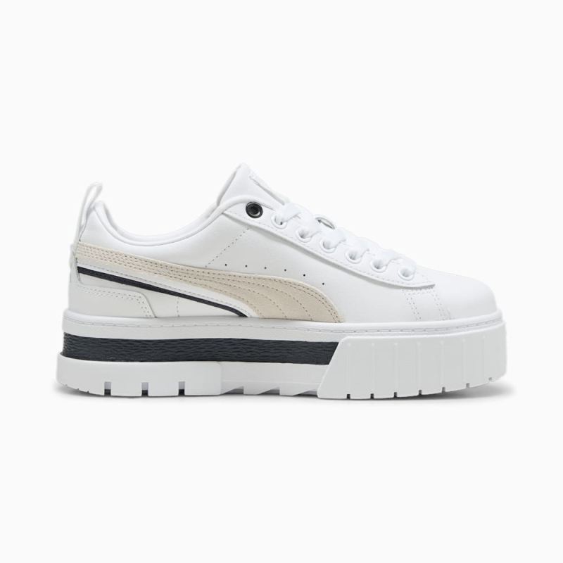 Puma | Women's Mayze Classics Sneakers - White-Gold