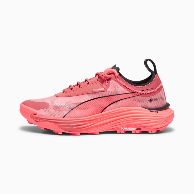 Puma | Women's SEASONS Voyage NITRO 3 GORE-TEX Trail Running Shoes - Astro Red-Fire Orchid-Black