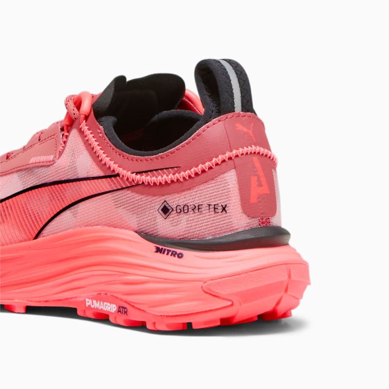 Puma | Women's SEASONS Voyage NITRO 3 GORE-TEX Trail Running Shoes - Astro Red-Fire Orchid-Black