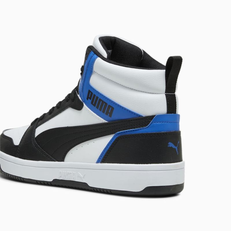 Puma | Men's Rebound Sneakers - Black-White-Team Royal