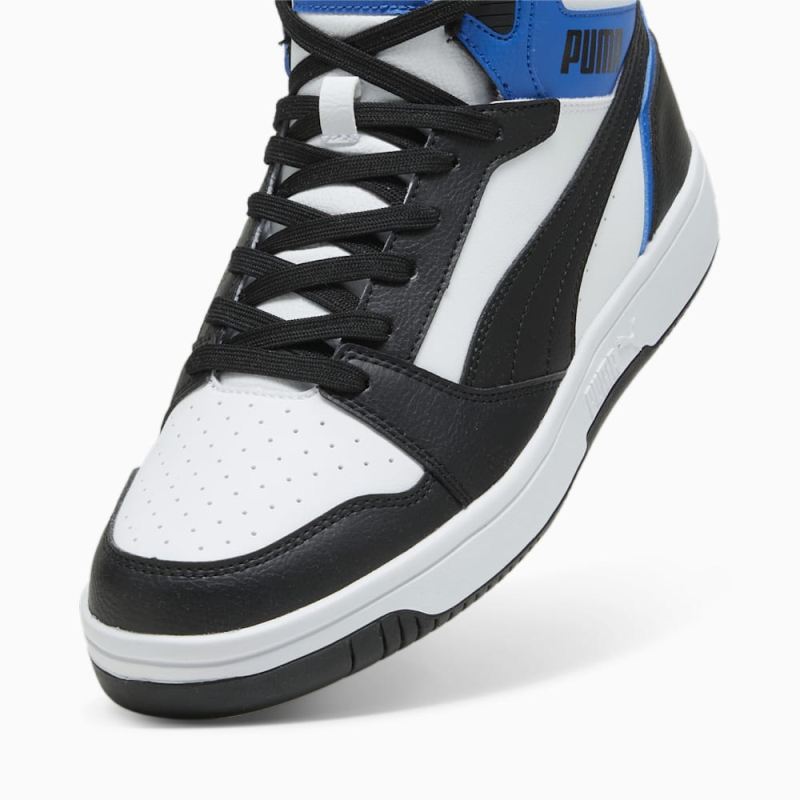 Puma | Men's Rebound Sneakers - Black-White-Team Royal