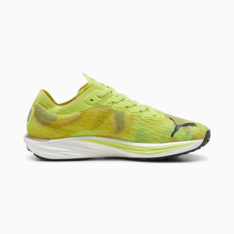 Puma | Men's Liberate NITRO 2 Running Shoes - Lime Pow-Black