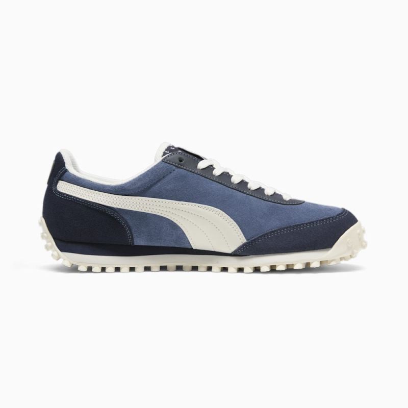 Puma | Men's Fast Rider Navy Pack-Denim Sneakers - Inky Blue-Warm White-New Navy