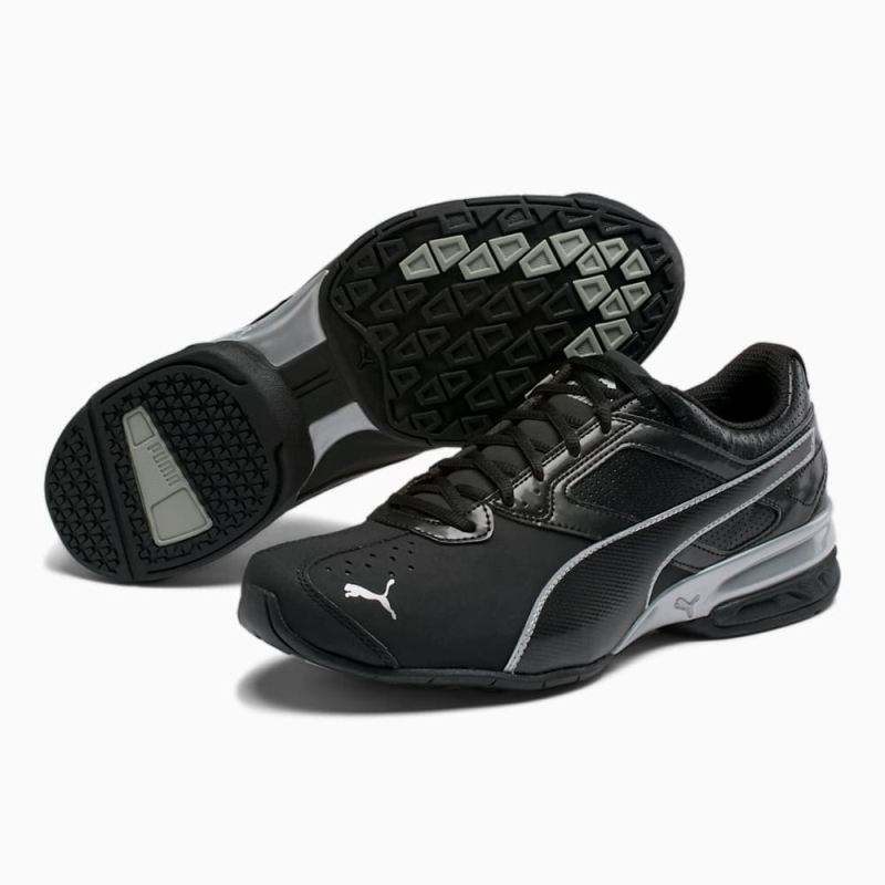 Puma | Men's Tazon 6 FM Sneakers - Black-Silver