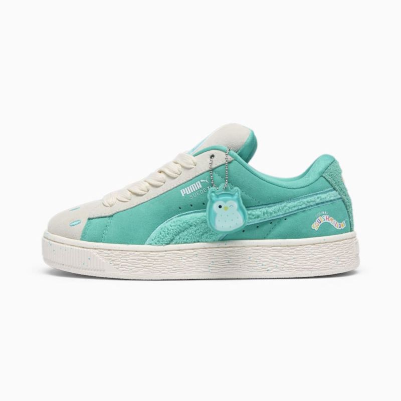 Puma | Women's x SQUISHMALLOWS Suede XL Winston Sneakers - Warm White-Alpine Snow-Elektro Pool - Click Image to Close