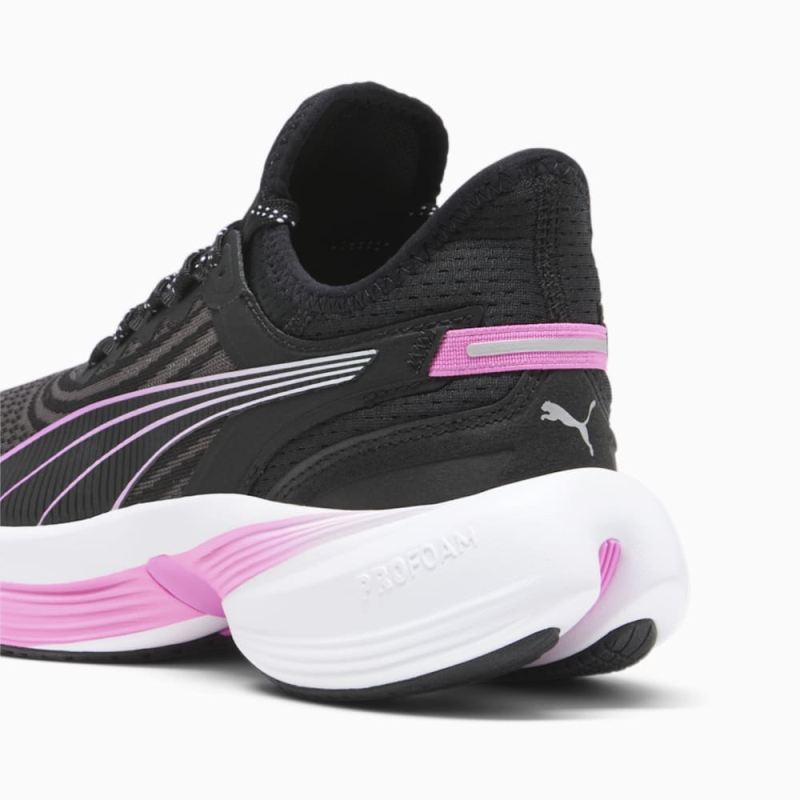 Puma | Women's Conduct Pro Running Shoe - Black-Poison Pink-Silver