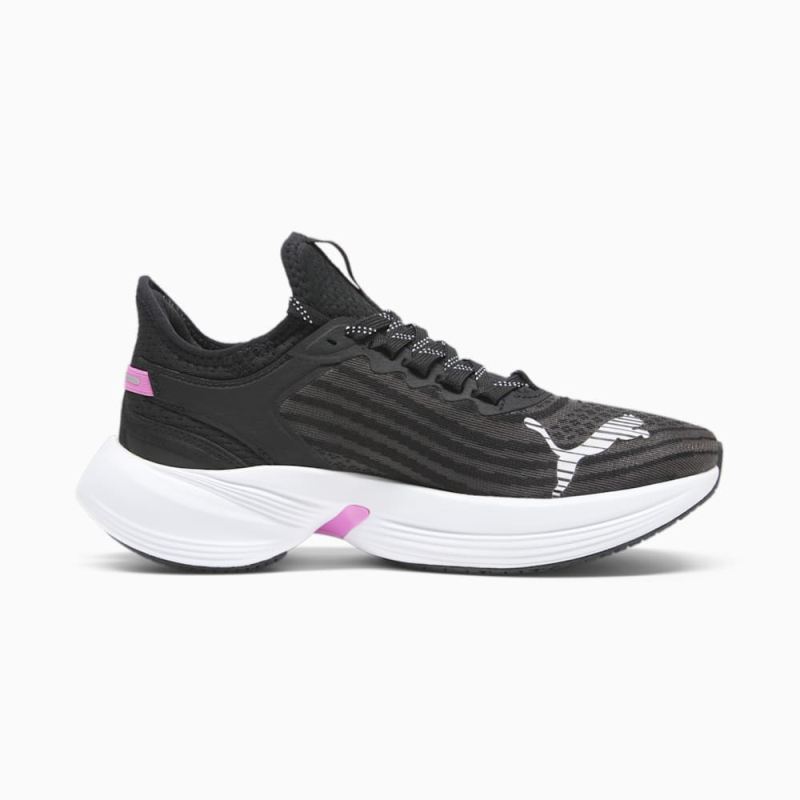 Puma | Women's Conduct Pro Running Shoe - Black-Poison Pink-Silver