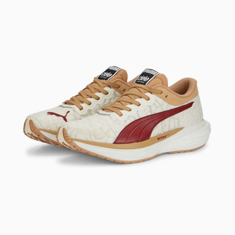 Puma | Women's x CIELE Deviate NITRO 2 Running Shoes - Dusty Tan