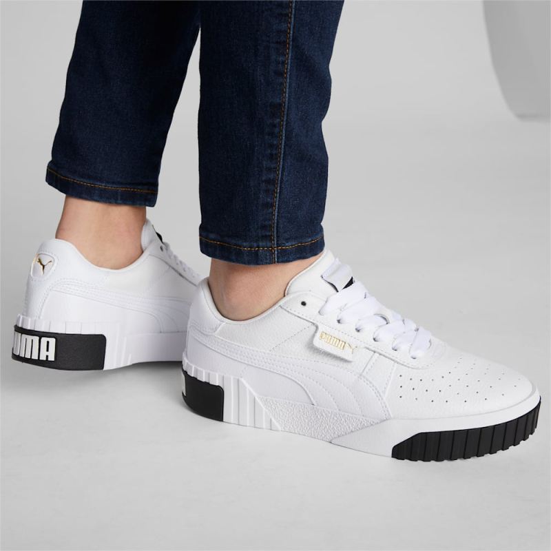 Puma | Women's Cali Sneakers - White-Black