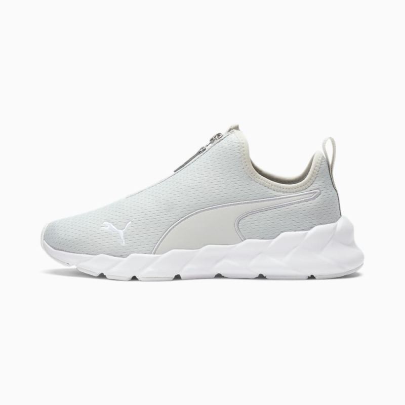 Puma | Women's Weave Zip Training Shoes - Gray Violet-Silver