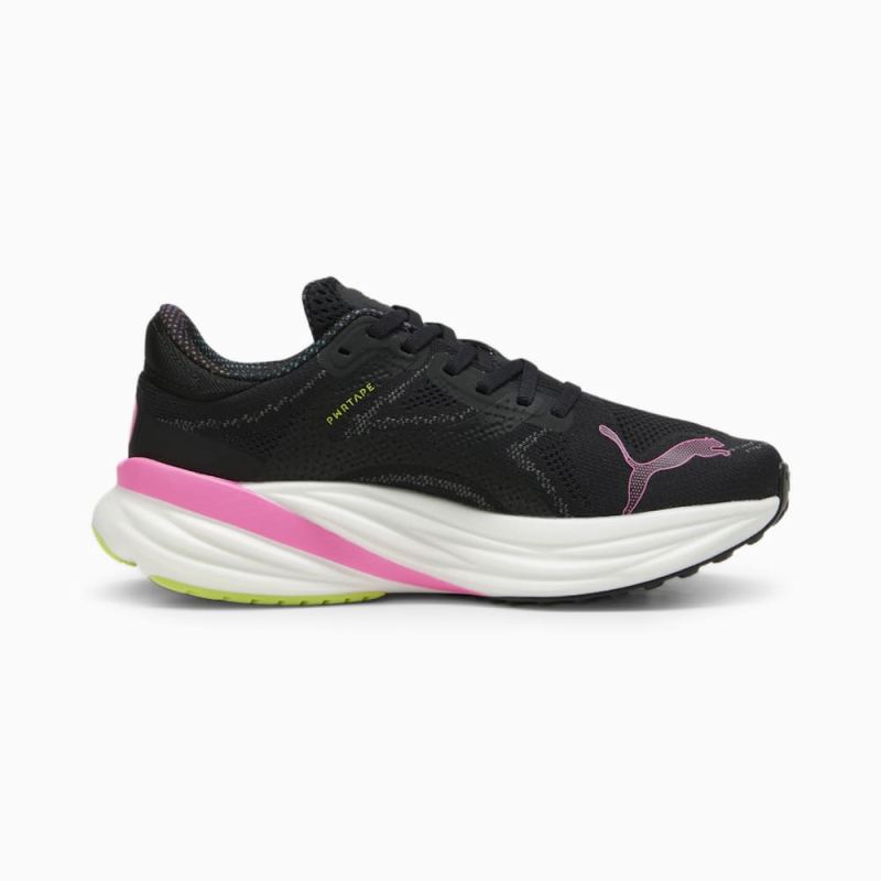 Puma | Women's Magnify NITRO 2 Running Shoes - Black-Lime Pow-Poison Pink