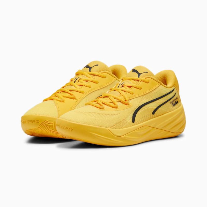 Puma | Men's x PORSCHE All-Pro NITRO Basketball Shoe - Sport Yellow-Black