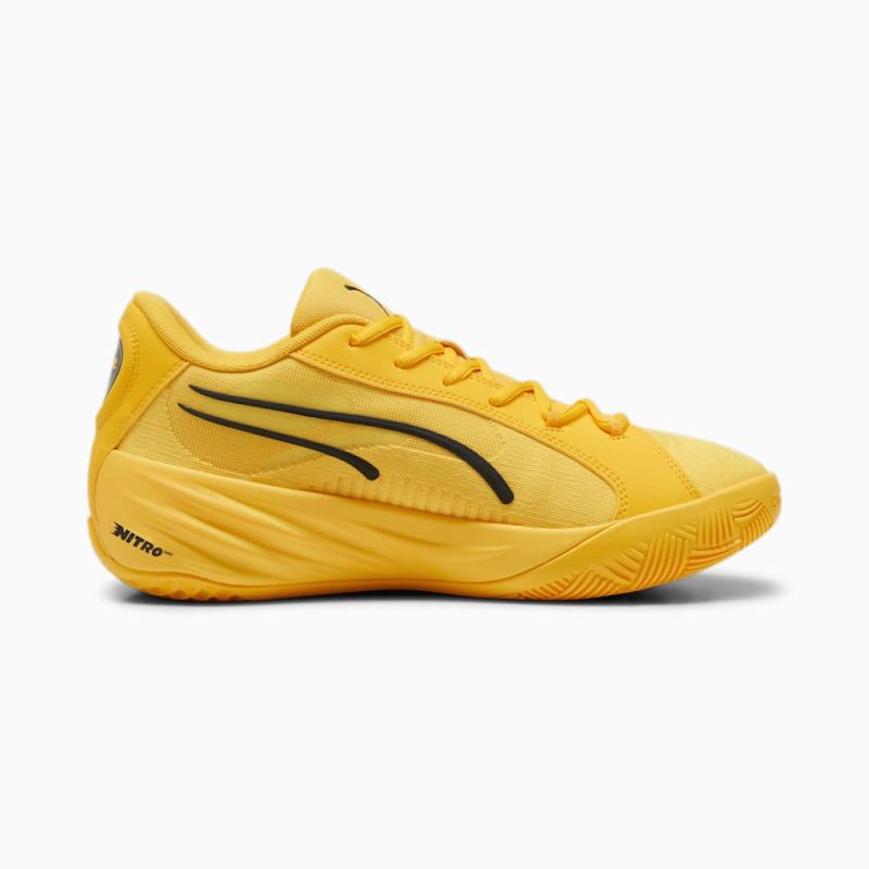 Puma | Men's x PORSCHE All-Pro NITRO Basketball Shoe - Sport Yellow-Black