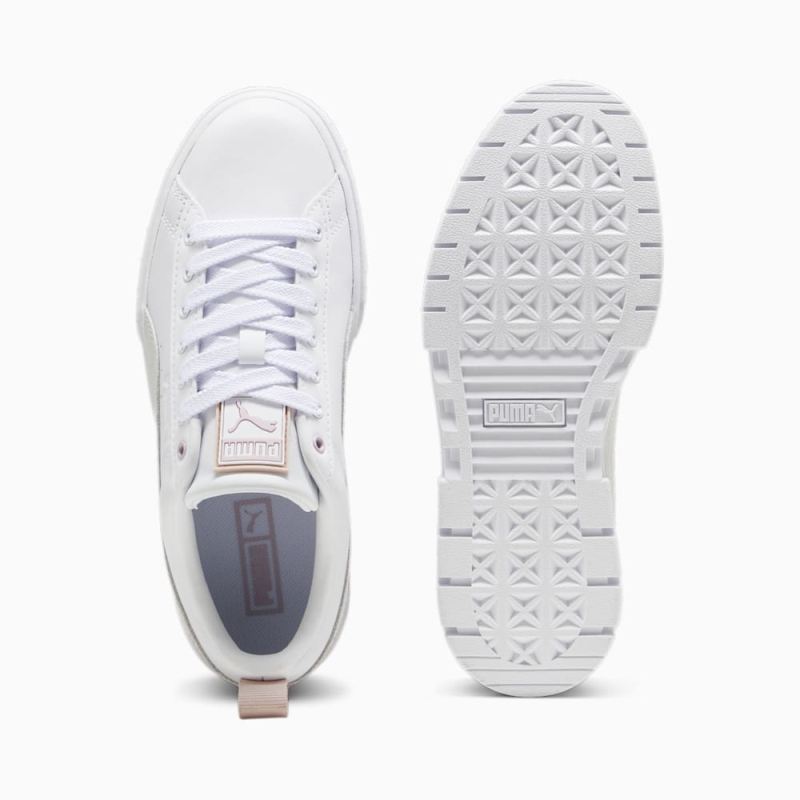 Puma | Women's Mayze Sneakers - White-Rose Quartz