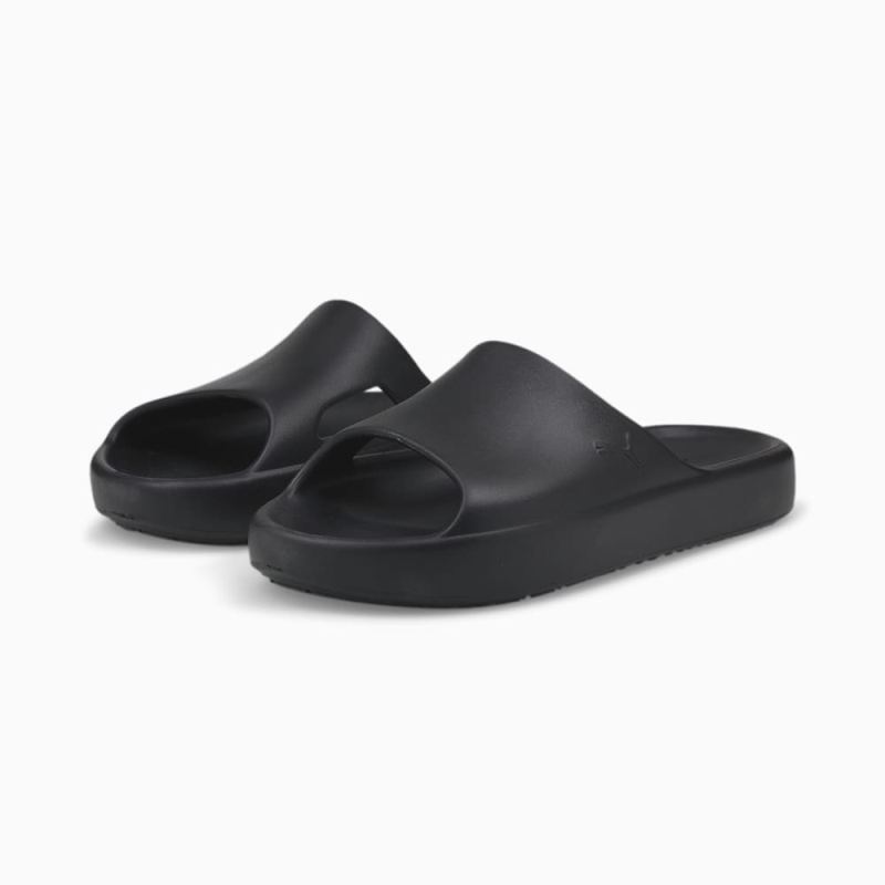 Puma | Women's Shibui Cat Slides - Black-Black