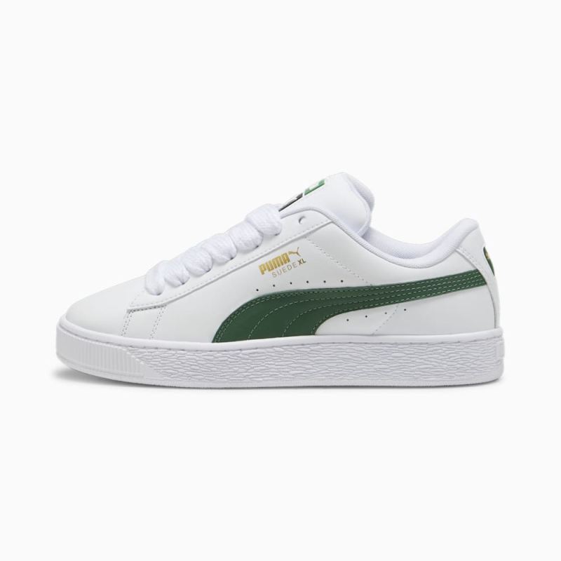 Puma | Men's Suede XL Leather Sneakers - White-Vine - Click Image to Close