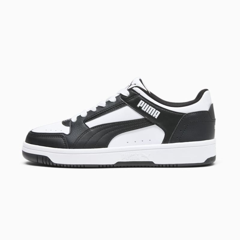 Puma | Men's Rebound Joy Low Sneakers - White-Black