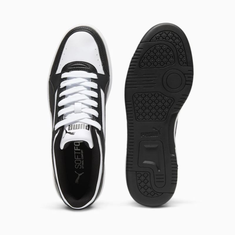 Puma | Men's Rebound Joy Low Sneakers - White-Black