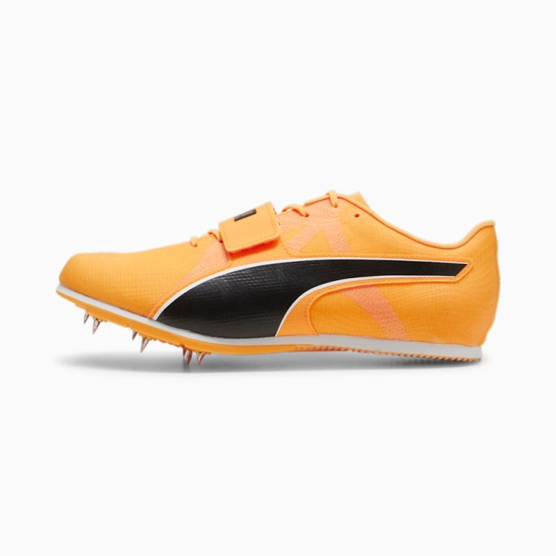 Puma | Men's evoSPEED Long Jump 11 Ultraweave Track Spikes - Sun Stream-Sunset Glow-Black