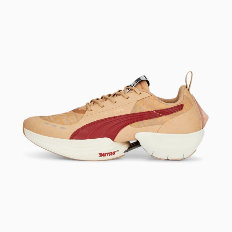 Puma | Men's x CIELE Fast-R NITRO Elite Running Shoes - Dusty Tan - Click Image to Close