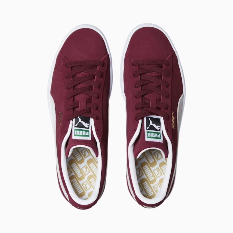 Puma | Men's Suede Classic XXI Sneakers - Cabernet-White