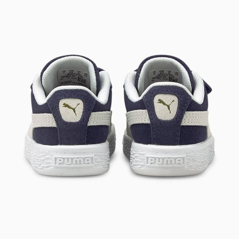 Puma | Boys Suede Classic XXI AC Toddler Shoes - Peacoat-White