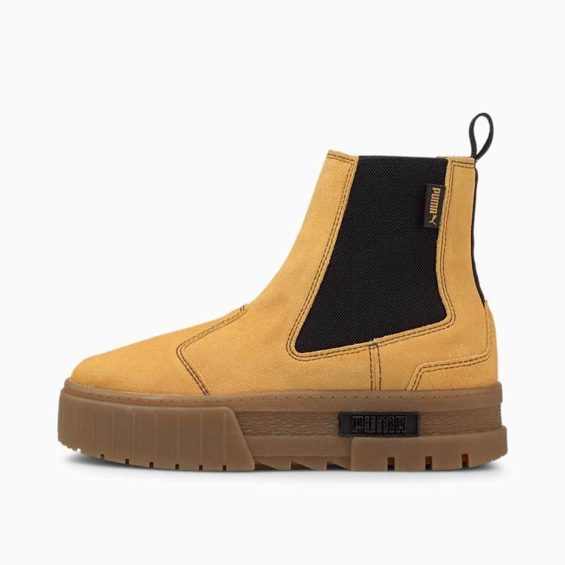 Puma | Women's Mayze Chelsea Suede Boots - Taffy