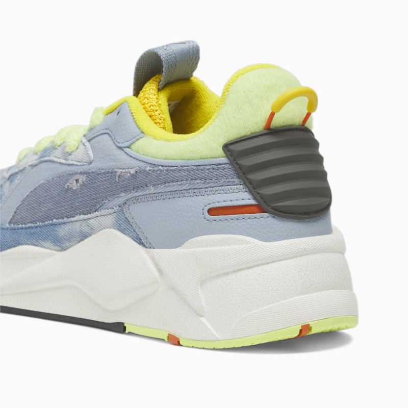 Puma | Men's RS-X Spring Clean Sneakers - Blue Wash-Filtered Ash-Fresh Pear