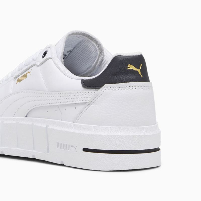 Puma | Women's Cali Court Leather Sneakers - White-Black