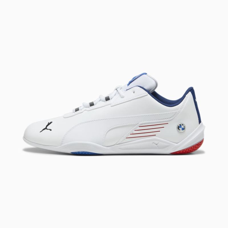 Puma | Men's BMW M Motorsport R-Cat Machina Motorsport Shoes - White-Pop Red