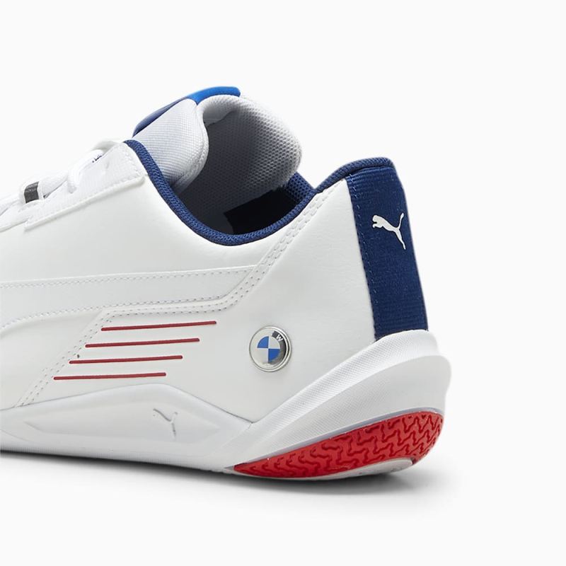 Puma | Men's BMW M Motorsport R-Cat Machina Motorsport Shoes - White-Pop Red