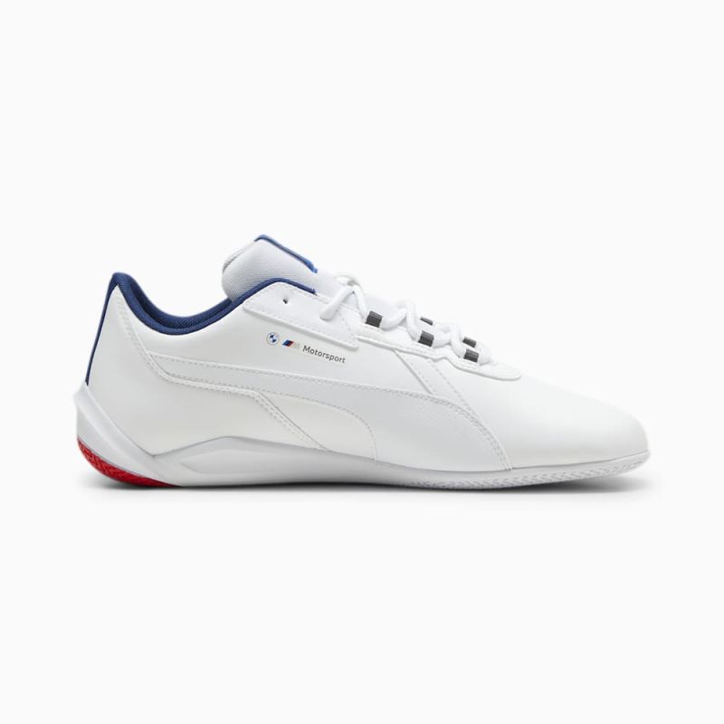 Puma | Men's BMW M Motorsport R-Cat Machina Motorsport Shoes - White-Pop Red