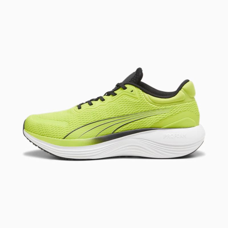 Puma | Men's Scend Pro Running Shoes - Lime Pow-Black