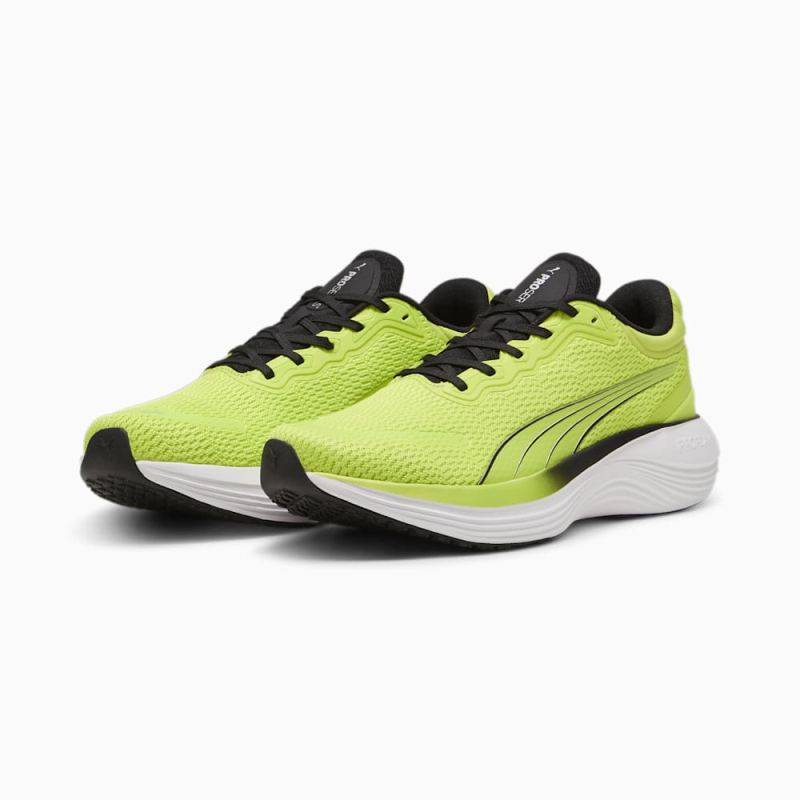 Puma | Men's Scend Pro Running Shoes - Lime Pow-Black