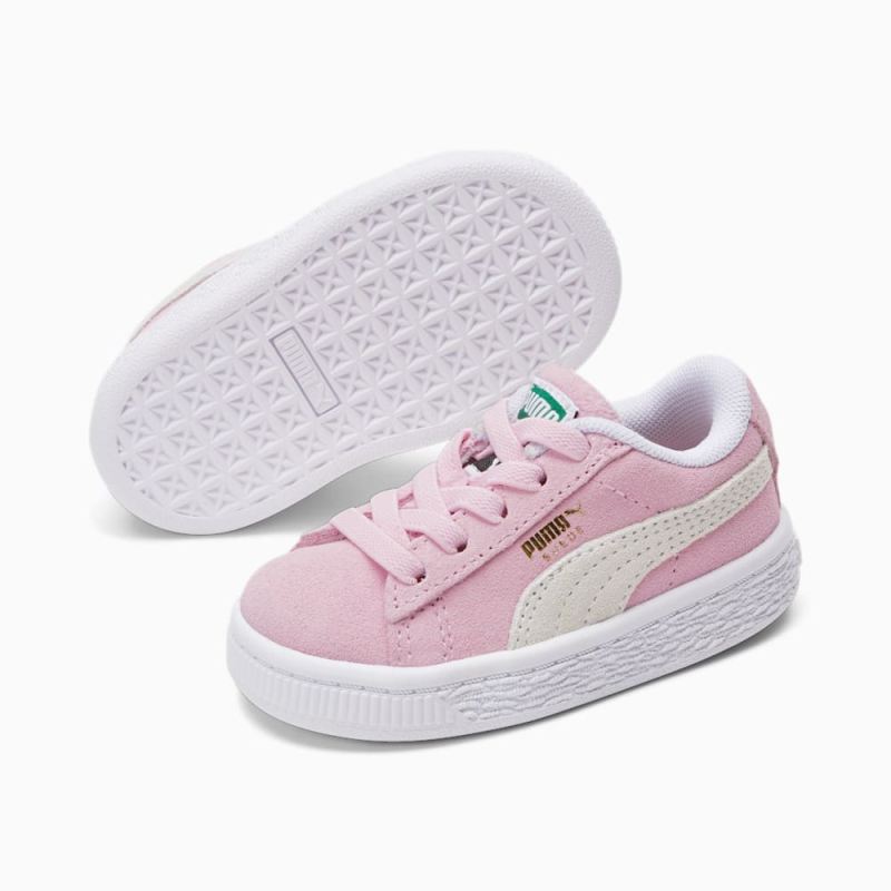 Puma | Boys Suede Classic XXI Toddler Shoes - Pink Lady-White