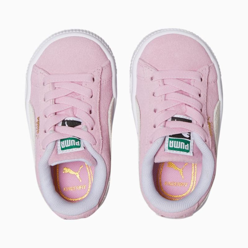 Puma | Boys Suede Classic XXI Toddler Shoes - Pink Lady-White