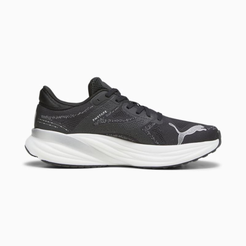 Puma | Men's Magnify NITRO 2 Running Shoes - Black-White-Silver