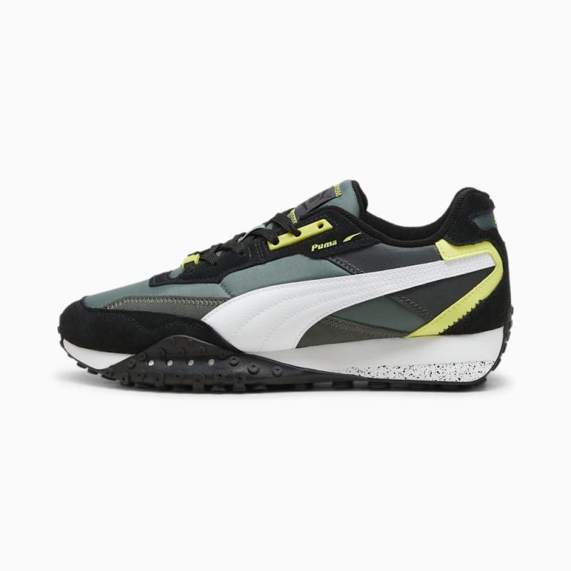 Puma | Men's Blktop Rider Sneakers - Eucalyptus-White