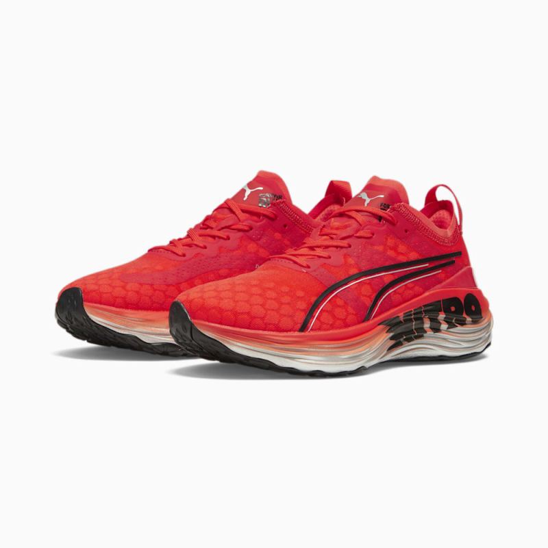 Puma | Women's ForeverRun NITRO Running Shoes - Cherry Tomato-Black