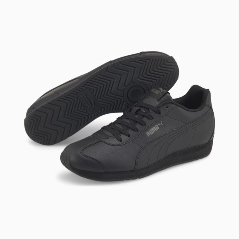 Puma | Men's Turin III Trainers - Black-Black