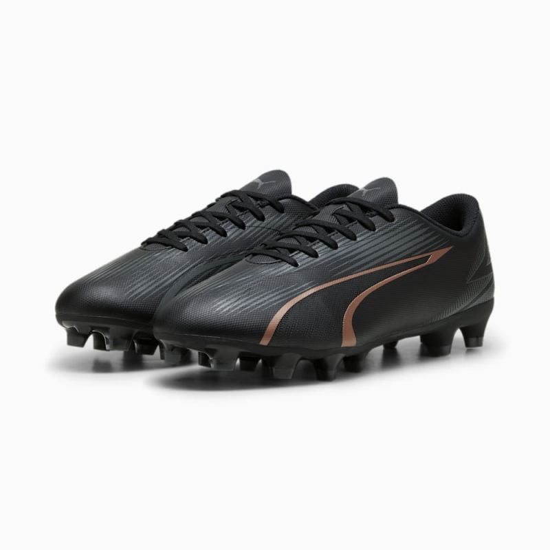 Puma | Men's ULTRA PLAY FG/AG Soccer Cleats - Black-Copper Rose