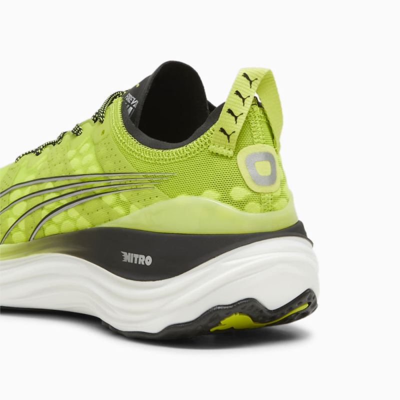 Puma | Men's ForeverRUN NITRO Running Shoes - Lime Pow-Black-White