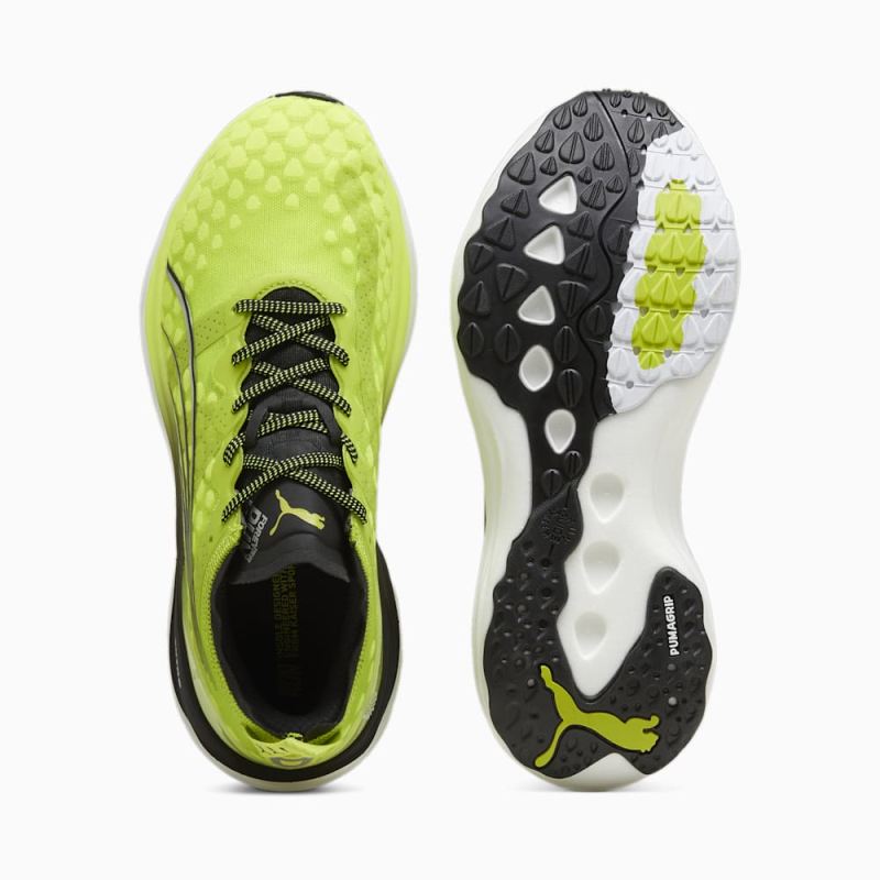 Puma | Men's ForeverRUN NITRO Running Shoes - Lime Pow-Black-White