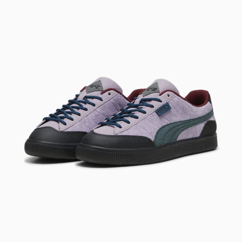 Puma | Men's x PERKS AND MINI Clyde Sneakers - Lavender Shock-Ocean Tropic