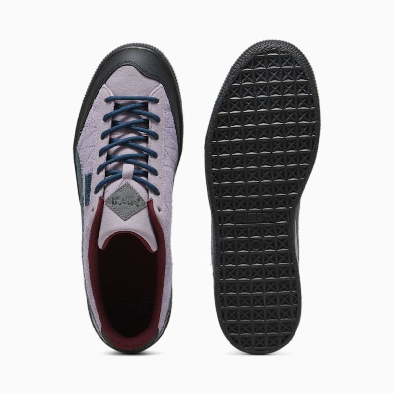 Puma | Men's x PERKS AND MINI Clyde Sneakers - Lavender Shock-Ocean Tropic