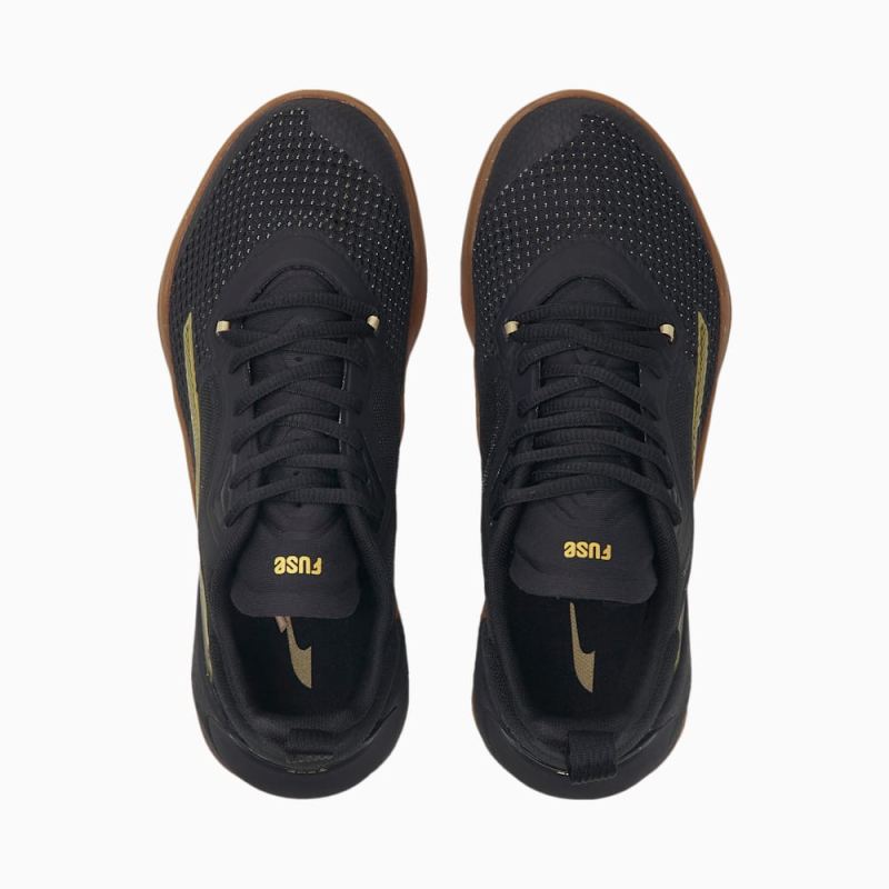 Puma | Women's Fuse 2.0 Training Shoes - Black-Metallic Gold