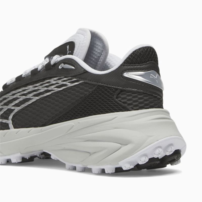 Puma | Men's Spirex Speed Running Sneakers - Black-Silver Mist