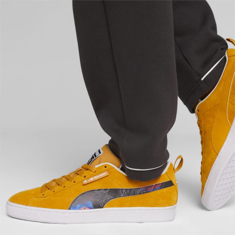 Puma | Men's BWW M Motorsport Suede Sneakers - Amber-Black-White