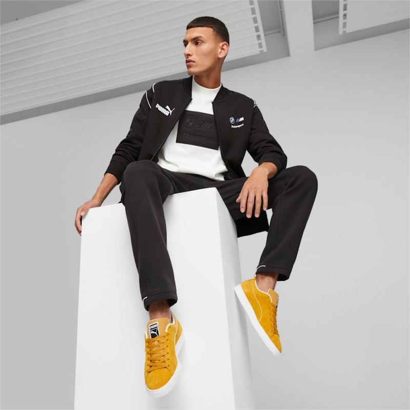 Puma | Men's BWW M Motorsport Suede Sneakers - Amber-Black-White