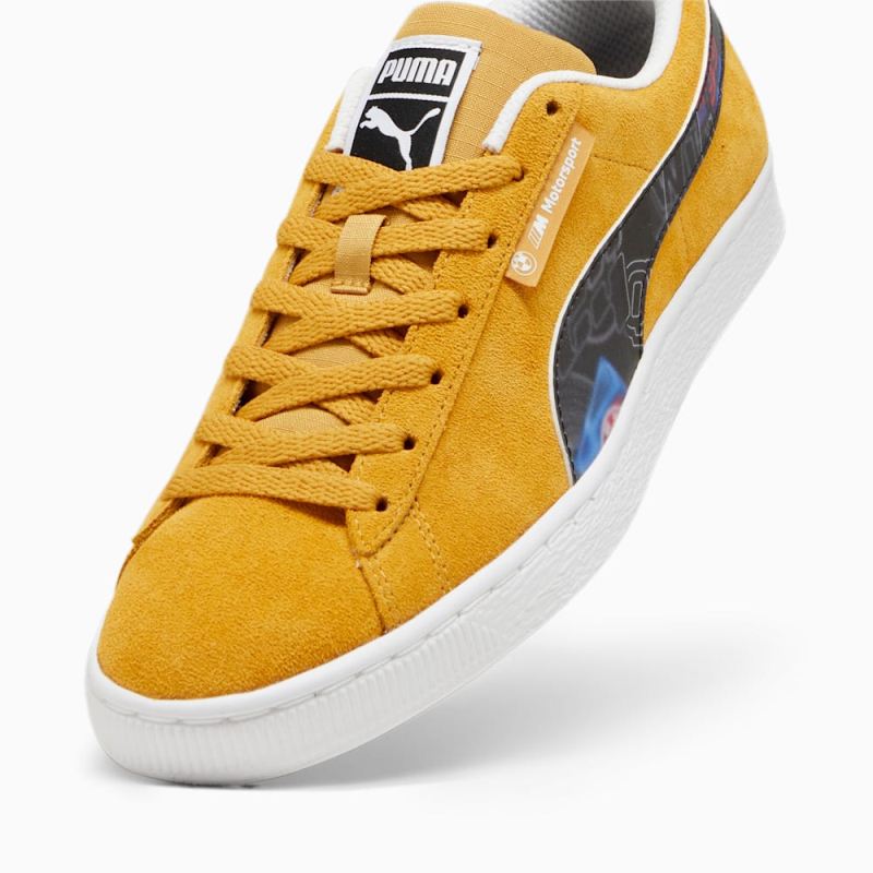 Puma | Men's BWW M Motorsport Suede Sneakers - Amber-Black-White